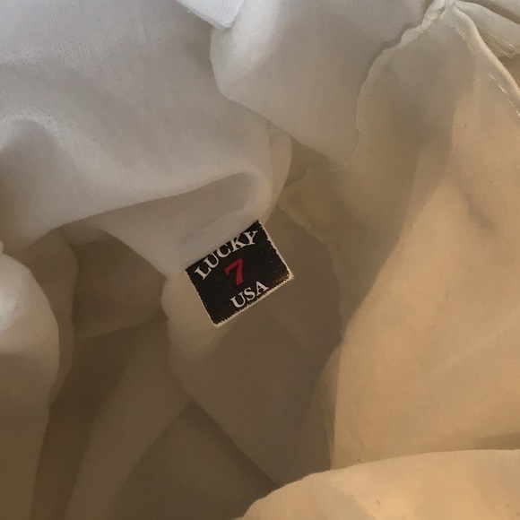 ‘Lucky 7’ Canvas Hobo Style Tote (#2) - Picture 7 of 8